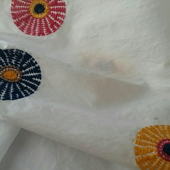 MADEWELL l Embroidered Off-the-Shoulder Top - Picture 4 of 6